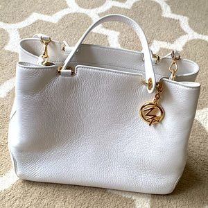 EUC Michael Kors White Crossbody Tote